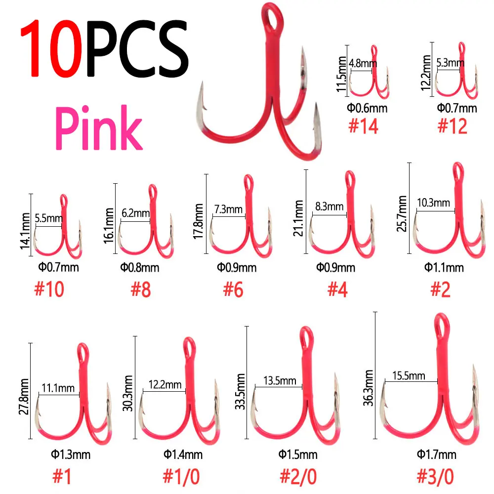 10pcs UV Pink