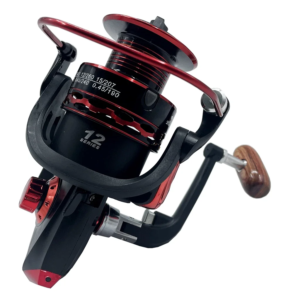 Caña de pescar telescópica y carrete, conjunto de fibra de carbono, 19 + 1BB, 7,2: 1, arrastre 8kg, 1,3 m, 1,6 m, 1,8 m - imagen 5