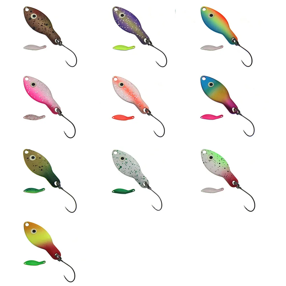 Cuchara Spoon ojos luminosity 34mm 2,7g – Giratoria para trucha - imagen 5