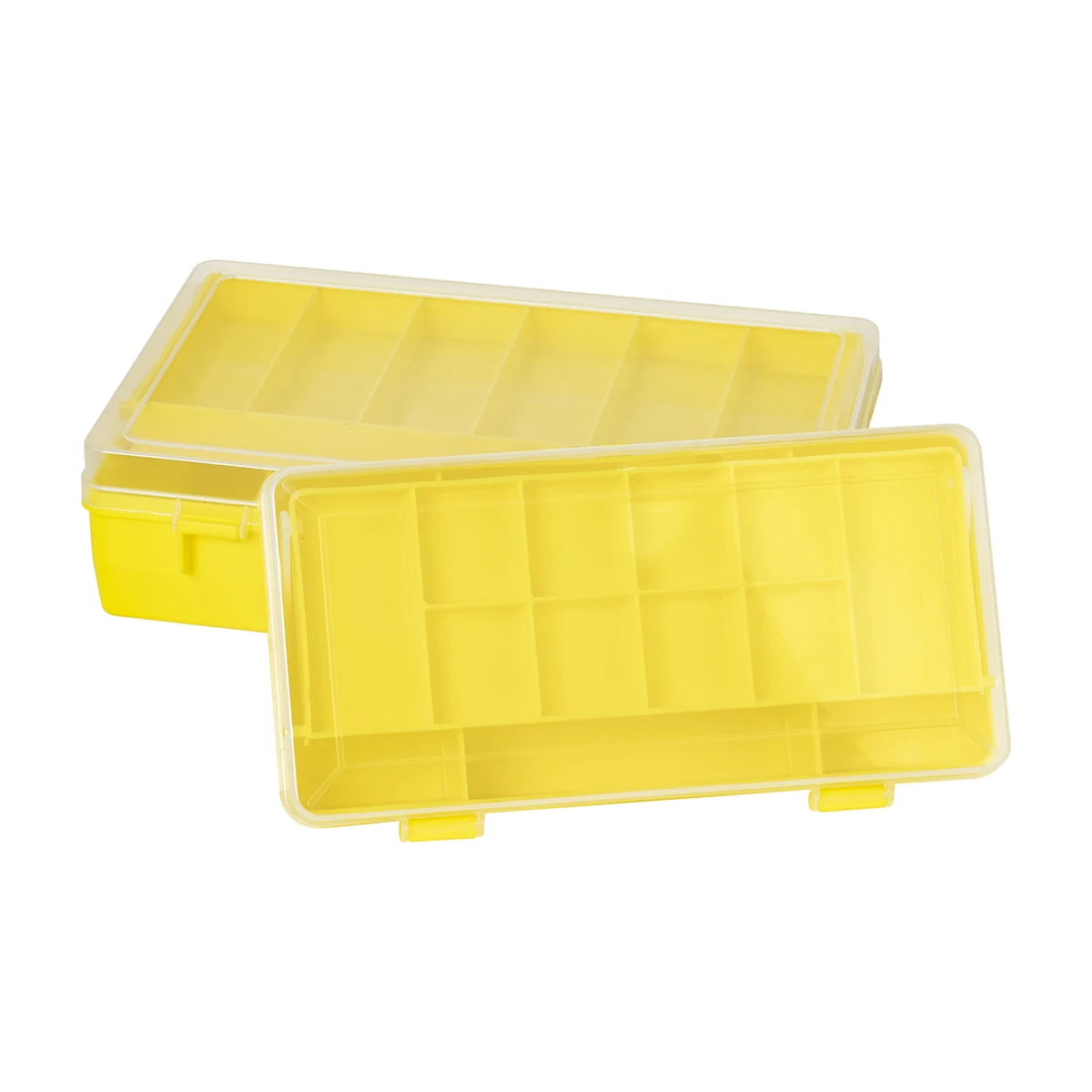 Caja de aparejos de pesca, bandeja de aparejos, caja de herramientas portátil, rejillas de almacenamiento múltiple - imagen 3