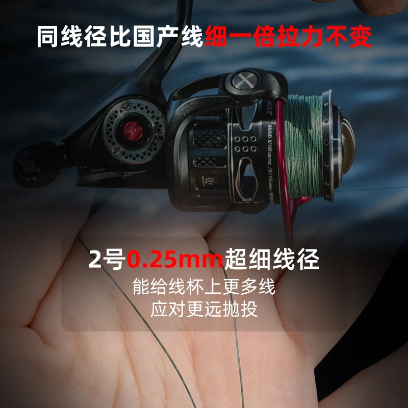 Spiderman-Línea de microseñuelo de inversión remota, caballo potente, línea de PE, pesca dedicada de alta potencia, sumergido - imagen 2