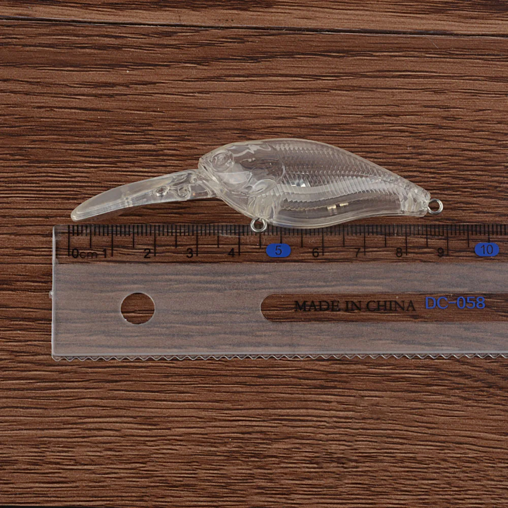 10 Uds 8,8 cm 7,5g Squarebill Crankbaits DIY señuelo sin pintar billete cuadrado manivela flotante cebo sonajero Señuelos de Pesca cuerpo en blanco - imagen 5