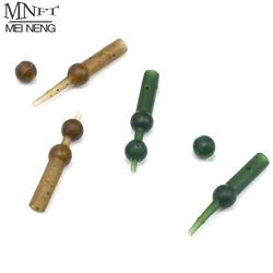 Juego de 10 aparejos de Material para pesca de carpa, equipo de aparejos, aparejo de goma para pesca de carpa, aparejo para correr, líderes Leadcore, manga antienredos