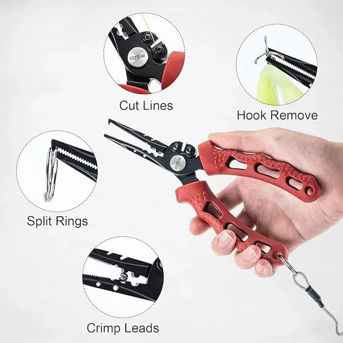 Alicates de Pesca Goture – Acero Inoxidable Multifunción - imagen 5