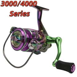 Carrete de pesca carrete de fundición de cebo duradero y resistente ligero superventas serie 3000/4000 carrete giratorio pesca en barco ligero