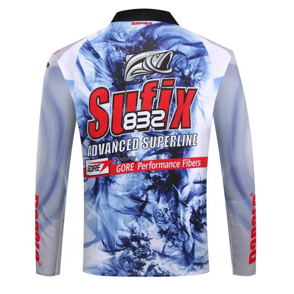 Rapala Camisa de pesca negra/roja – Secado rápido con protección UV - imagen 3