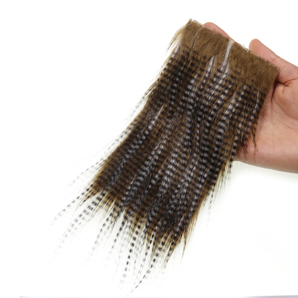 Wifreo-1 bolsa de fulabou para atado de moscas, fibra larga para serpentinas y pesca en agua salada, materiales finos de atado de alas de cola sintética - imagen 4