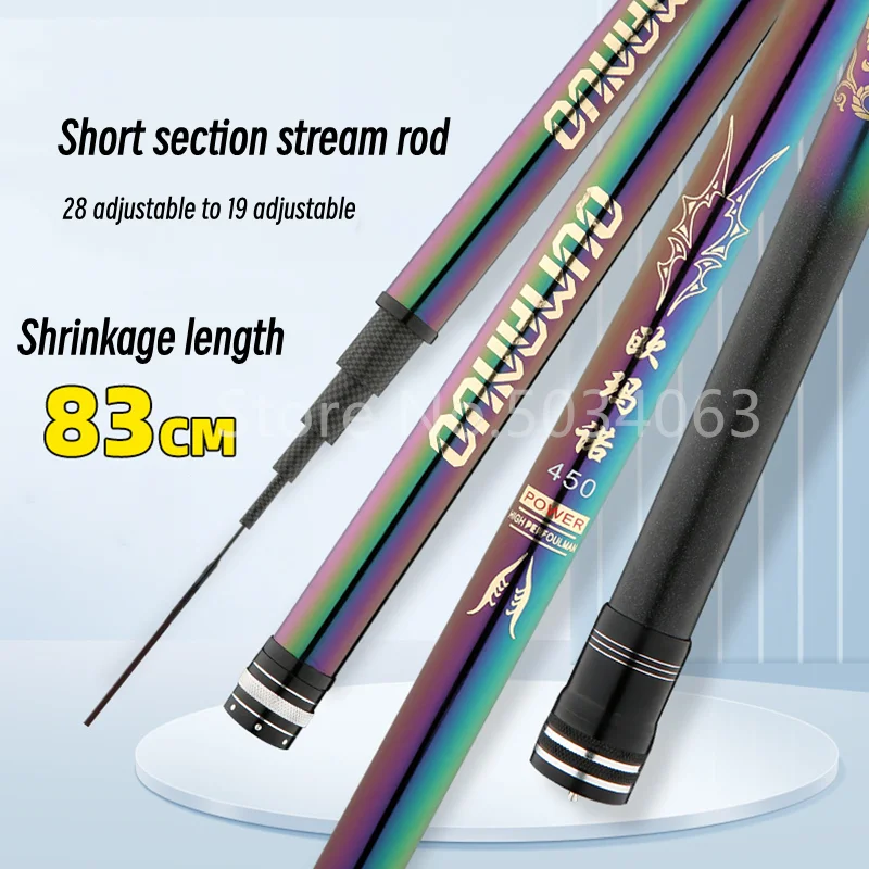 Caña ultraligera para carpa, nueva caña de pescar de corriente, caña de pescar de 3,6 m-10m, caña de pescar de agua dulce, caña de pescar ultraligera - imagen 3