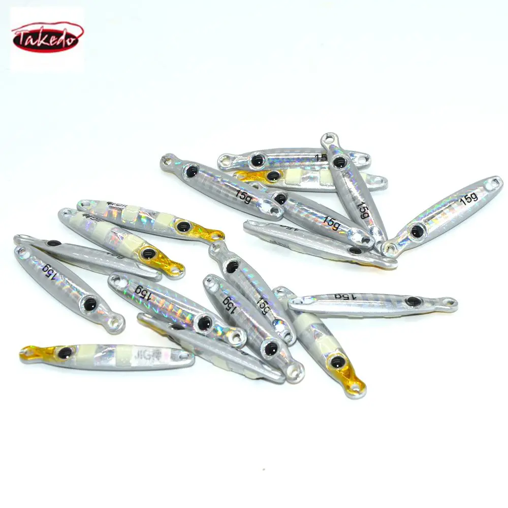 TAKEDO-DIY Señuelo de pesca con plantilla de tungsteno, señuelos de plantilla de metal sin pintar, BY01, 3,5G, 5G, 7g, 10g, 15g, 25g, 30g, 40g, 60g - imagen 4