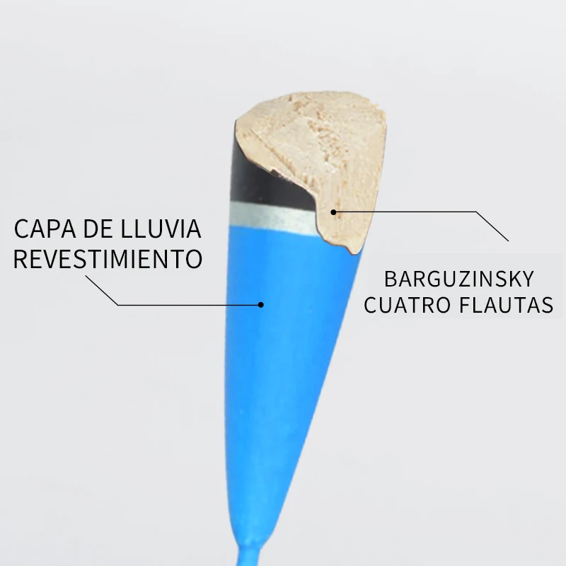 FTK 5 unids/lote flotador de pesca Barguzinsky flotadores de abeto tamaño 15g para pesca de carpa boya Bobber flotadores de luz de pesca Multicolor - imagen 5