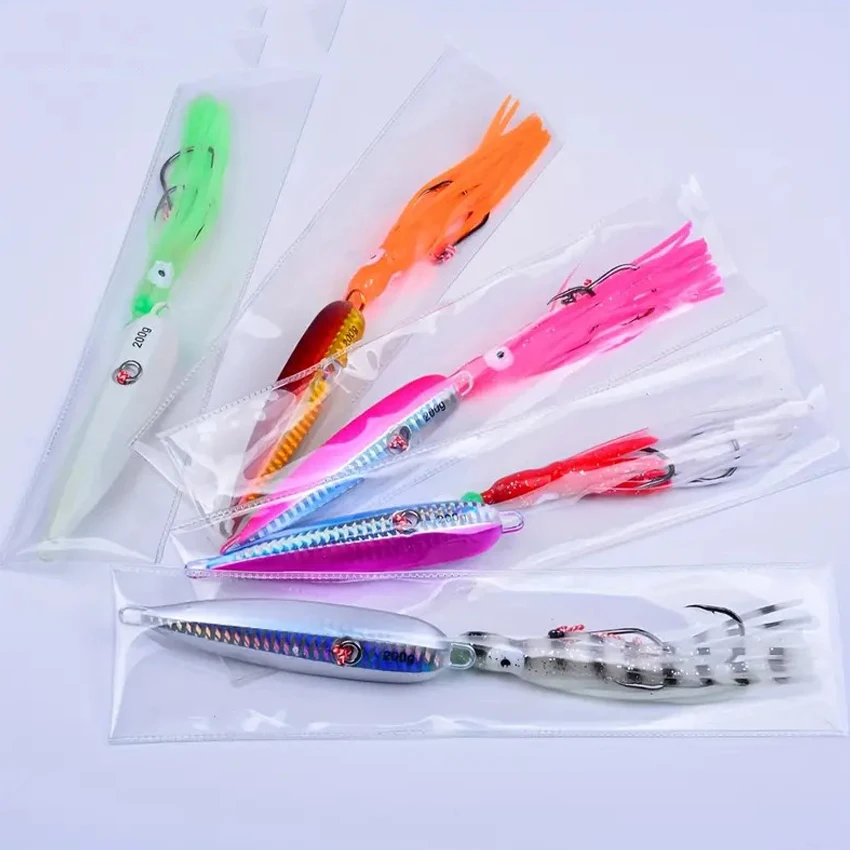 Inchiku Metal Lenta 40-200g señuelo hundido para marlin y pargo - imagen 5