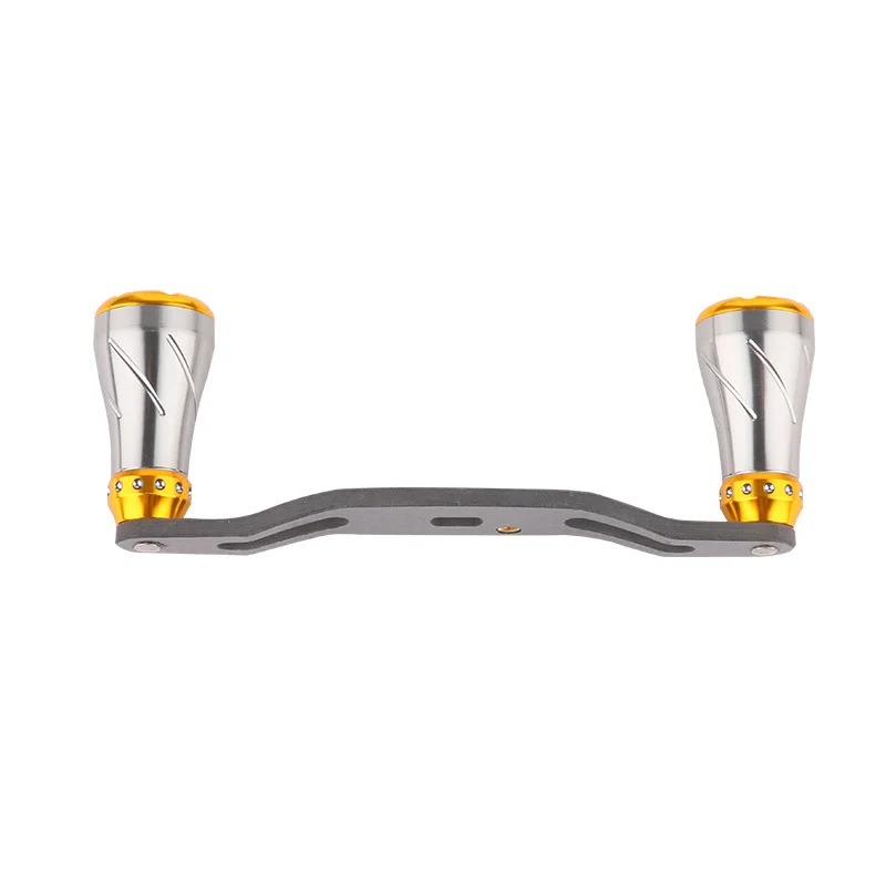 DEUKIO-carrete de pesca al aire libre con doble mango, carrete de Baitcasting con mango de carbono, conversión de carrete de gota de agua, accesorios DIY - imagen 4