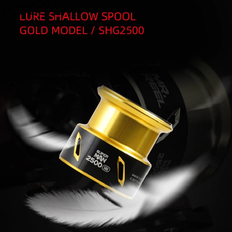 Shg-series-carrete de pesca giratorio de alta velocidad para carpa, rueda de pesca de agua dulce, arrastre máximo de 10kg, duradero, 2500: 1, nuevo, 6,2 - imagen 5