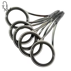 TN44 BYGSLSG guía de caña de pescar anillo SIC construcción de varilla soporte de acero inoxidable reparación DIY componentes de caña de pescar Accesorios