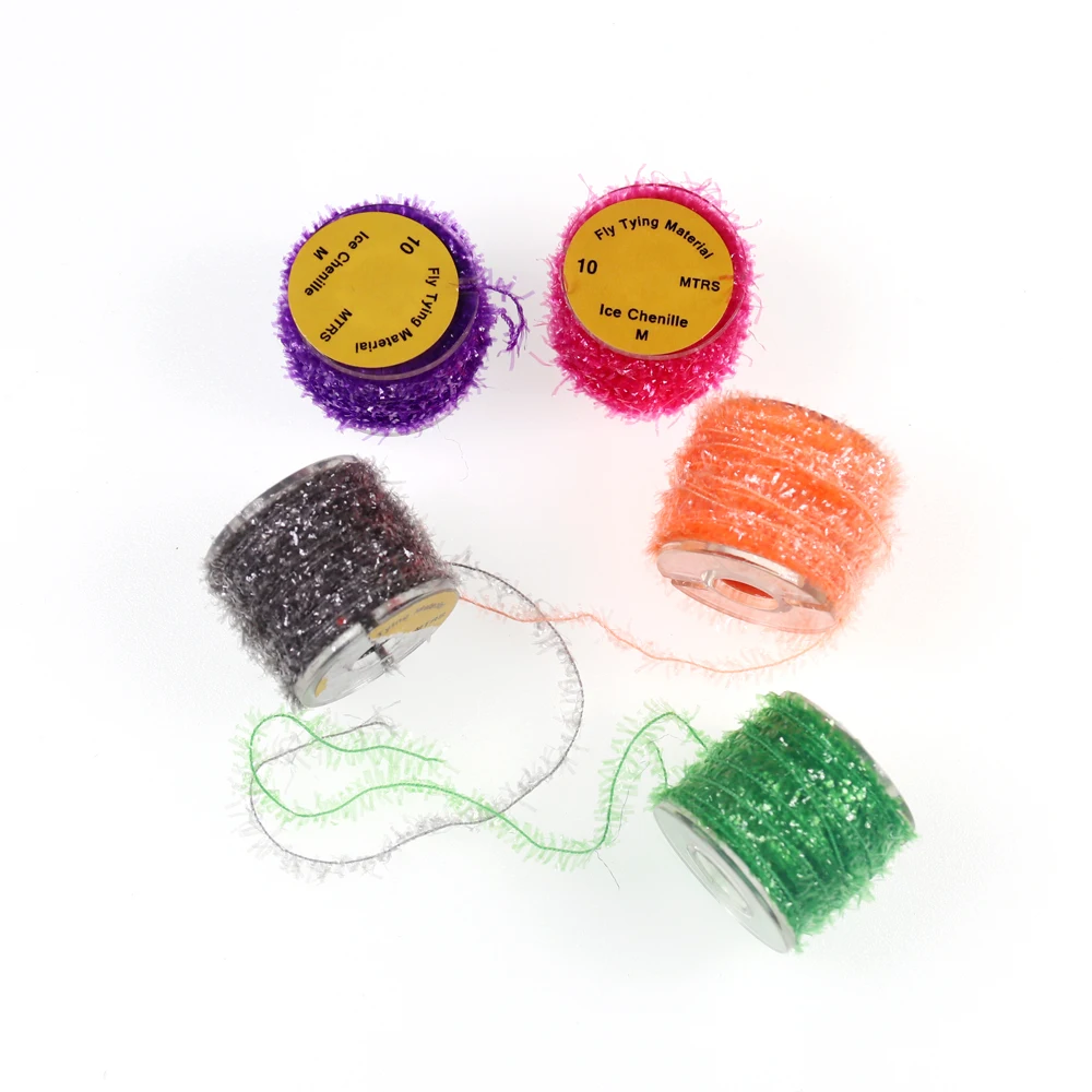 Wifreo, 1 unidad, 19 colores, oropel de chenilla, Material para atar moscas, Streamer para atar moscas, Material corporal de ninfa/fibra de doblaje de liebre - imagen 5