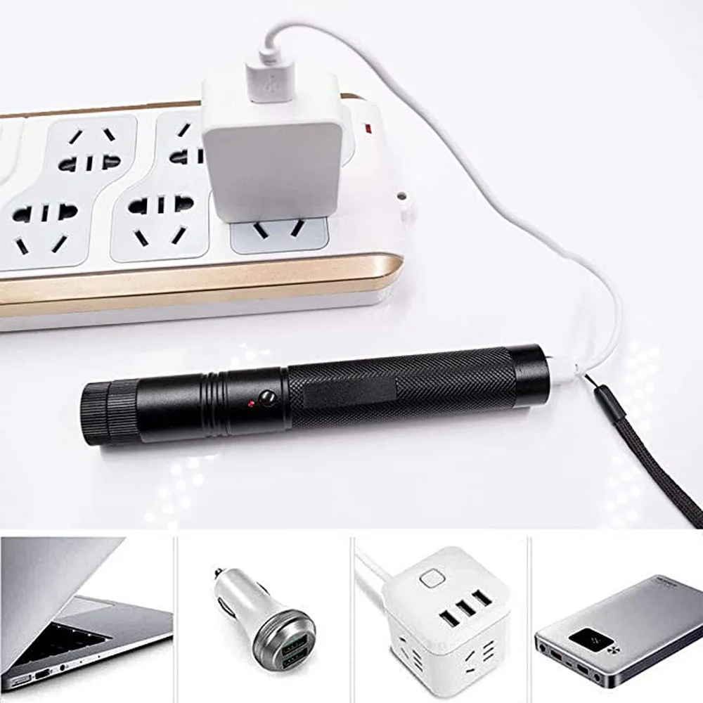 USB Mini láser verde LED lindo láser rojo verde violeta puntero para gatos juguete interactivo brillante animación puntero luz pluma - imagen 5