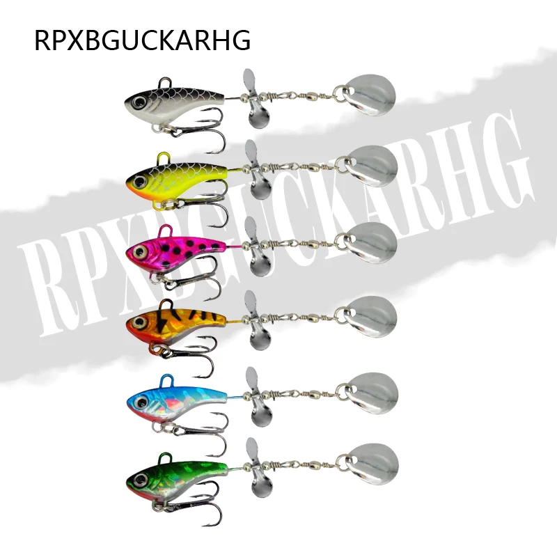Señuelo de pesca VIB Spinner, 12g, agua hundida, Jigging de hielo con cuchara de Metal, vibración dura, aparejos de pesca Crankbait, 1 ud. - imagen 2