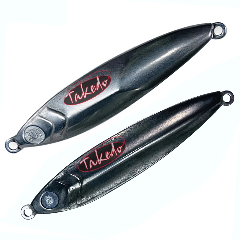 TAKEDO GX01 30G 40G 60G 80G Señuelos de pesca de tungsteno en blanco sin pintar hundimiento plantilla de tungsteno DIY Jigging señuelo espacios en blanco plantilla de Metal - imagen 2