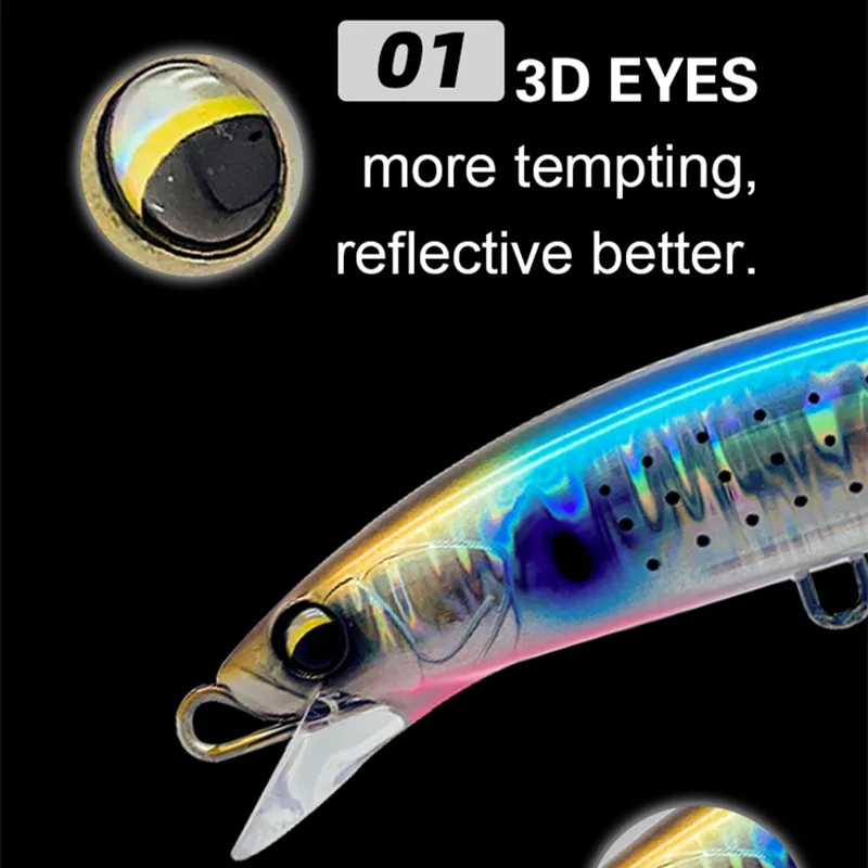 GREENSPIDER-señuelo de pesca Artificial para pececillos, cebos duros para agua salada, Swimbait Wobblers, 14cm, 39g, 8 colores, 1 unidad, nuevo - imagen 5