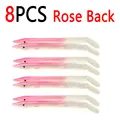 8 Piezas de Respaldo de Rosa