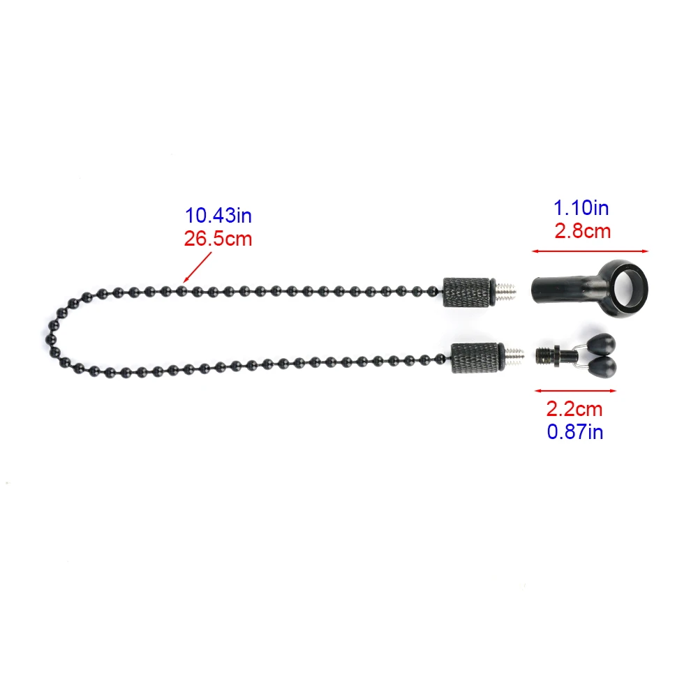 Bobinas de pesca de carpa Swinger, cadena de acero inoxidable para pesca gruesa, indicador de mordida, accesorios de pesca - imagen 4