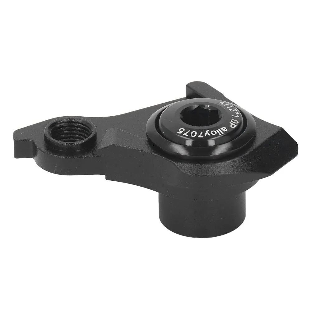 Colgador de cambio Universal de aleación de aluminio, colgador de cambio de bicicleta ligero negro, gancho trasero de bicicleta fácil de instalar - imagen 3