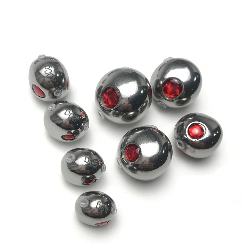 Sinker DE PESCA DE Tungtsen puro, 5g, 60g, 80g, 100g, 120g, 150g, pesas de pesca, cebos de pesca, Sinker para peces de agua salada - imagen 3