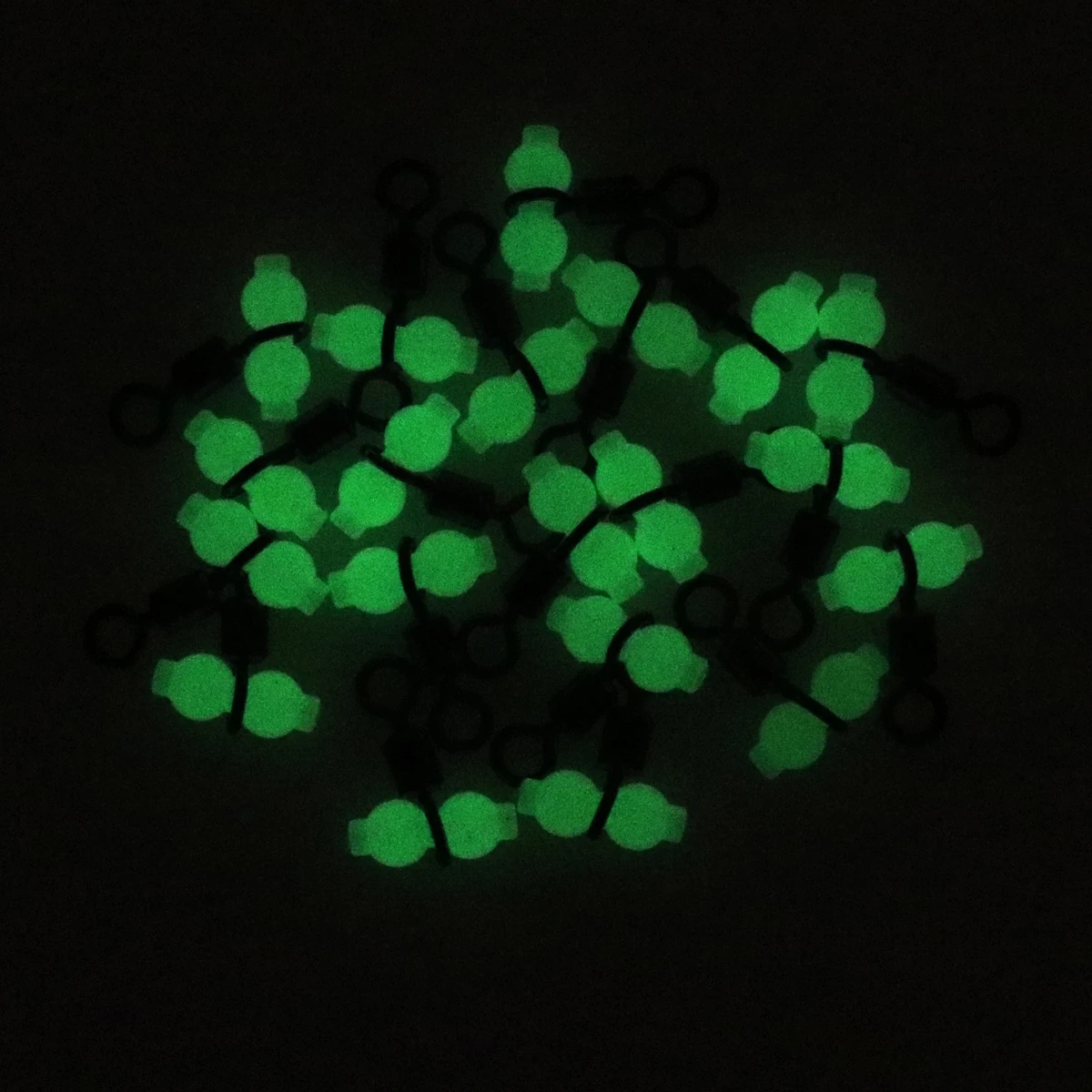 Cuentas luminosas de línea cruzada, accesorio giratorio de pesca de 3 vías, barril de pesca, anzuelo, aparejos de conexión, venta al por mayor - imagen 4