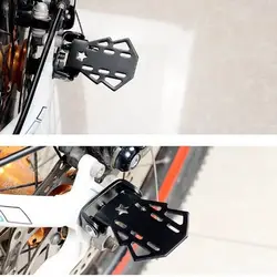 Pedales plegables antideslizantes para bicicleta – Reposapiés trasero