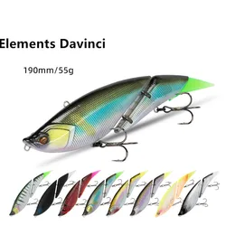 DaVinci SwimBait doble cola flotante topwater