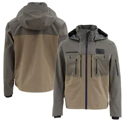Chaquetas de pesca para vadear, chaqueta de lluvia transpirable de 4 capas, ropa táctica duradera impermeable, prendas de vestir secas para kayak, senderismo y caza