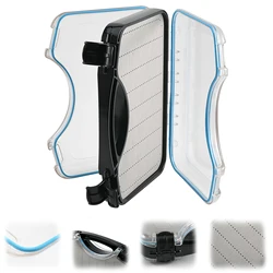 Goture-señuelo de pesca con mosca, resistente al agua, cebo, trucha, moscas, caja de almacenamiento, contenedor, señuelo de pescado de doble cara, línea de cebo, gancho, caja de aparejos