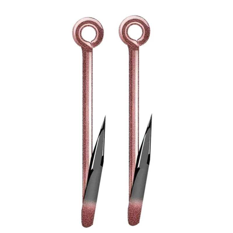 Anzuelo de púas de pesca BKK, anzuelo Triangular de ataque rápido con punta de súper aguja, anzuelos de lubina negros - imagen 5