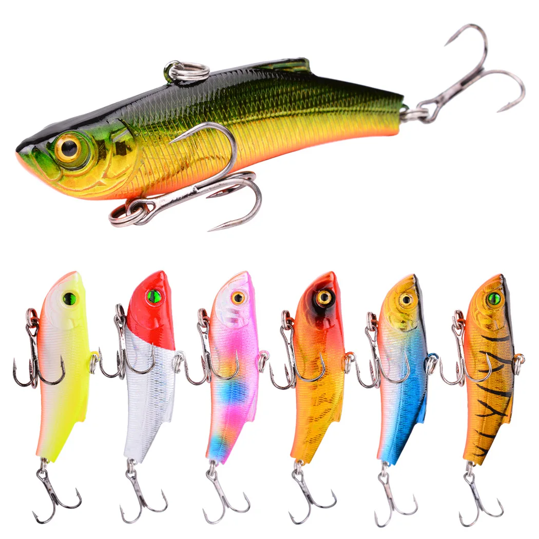 Señuelo de pesca con vibración VIB, 7cm, 18g, fundición larga, Rattlin Iscas, Wobbler Artificial, cebo duro de plástico, aparejos de carpa para nadar, 1 Uds. - imagen 2