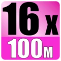 100M in Pink