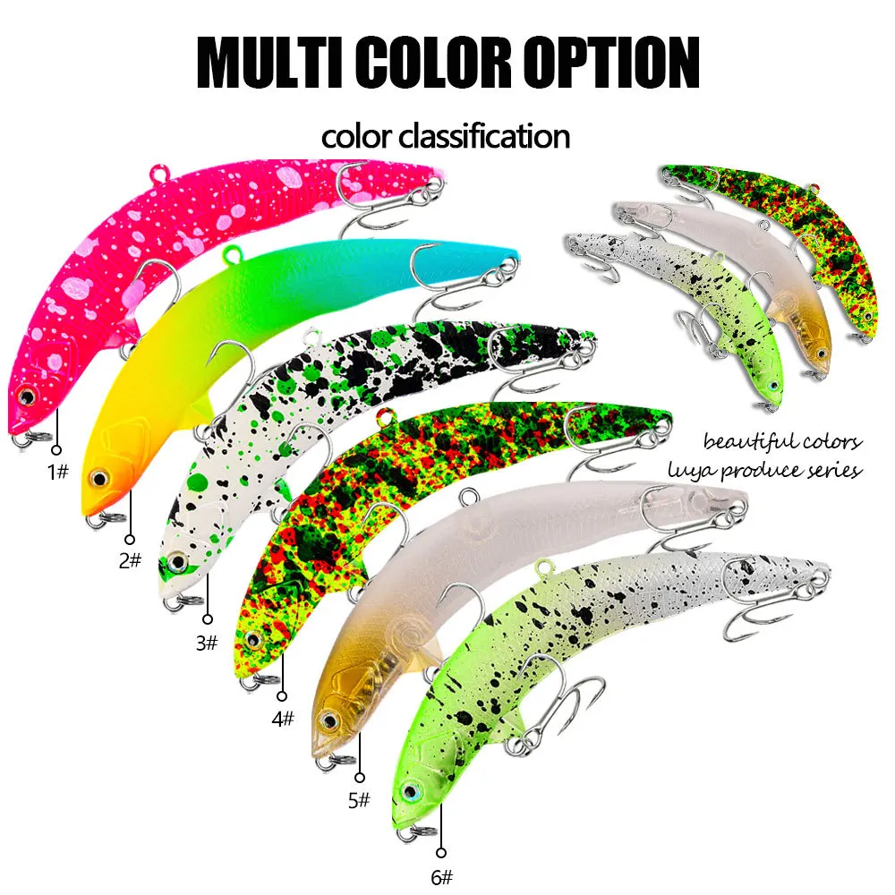 Explore la vibrante gama de señuelos de pesca multicolor con hermosos diseños para diversas experiencias de pesca.
