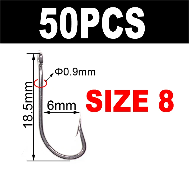 50pcs size 8