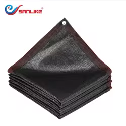 SANLIKE Lona parasol negra para sombra, protección solar, calidez humedad para techos, balcones, patios, jardines, camping al aire libre