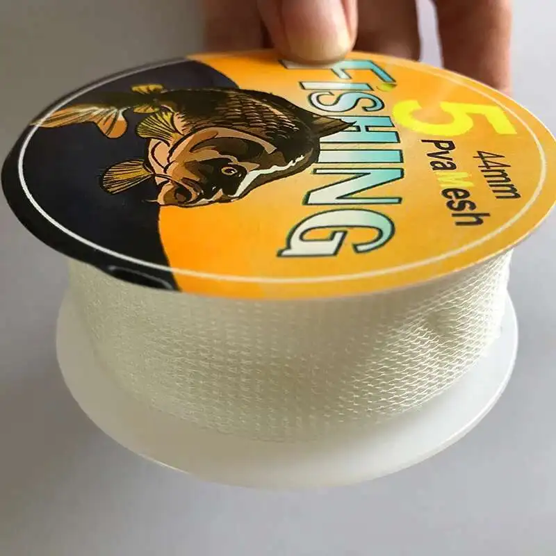 Red de lanzador de cebo de pesca PVA, alimentador de cebo redondo Soluble en agua, red euclidiana, protección del medio ambiente, red de pesca de carpa - imagen 4