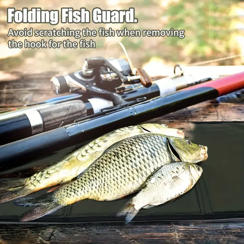 Alfombra desanzuelado plegable triple capa para carpfishing - imagen 3