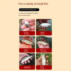 Caña de pescar telescópica, Kits completos, caña de pescar Spincast, carrete de pesca, juego de cañas de pescar, Combo de caña alimentadora de fibra de carbono y fibra de vidrio