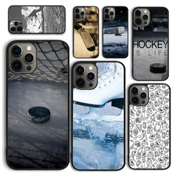 Funda de teléfono deportiva de Hockey sobre hielo para iPhone 17 Air 16 Coque 15 14 12 13 PLUS 11 PRO MAX contraportada Fundas Shell