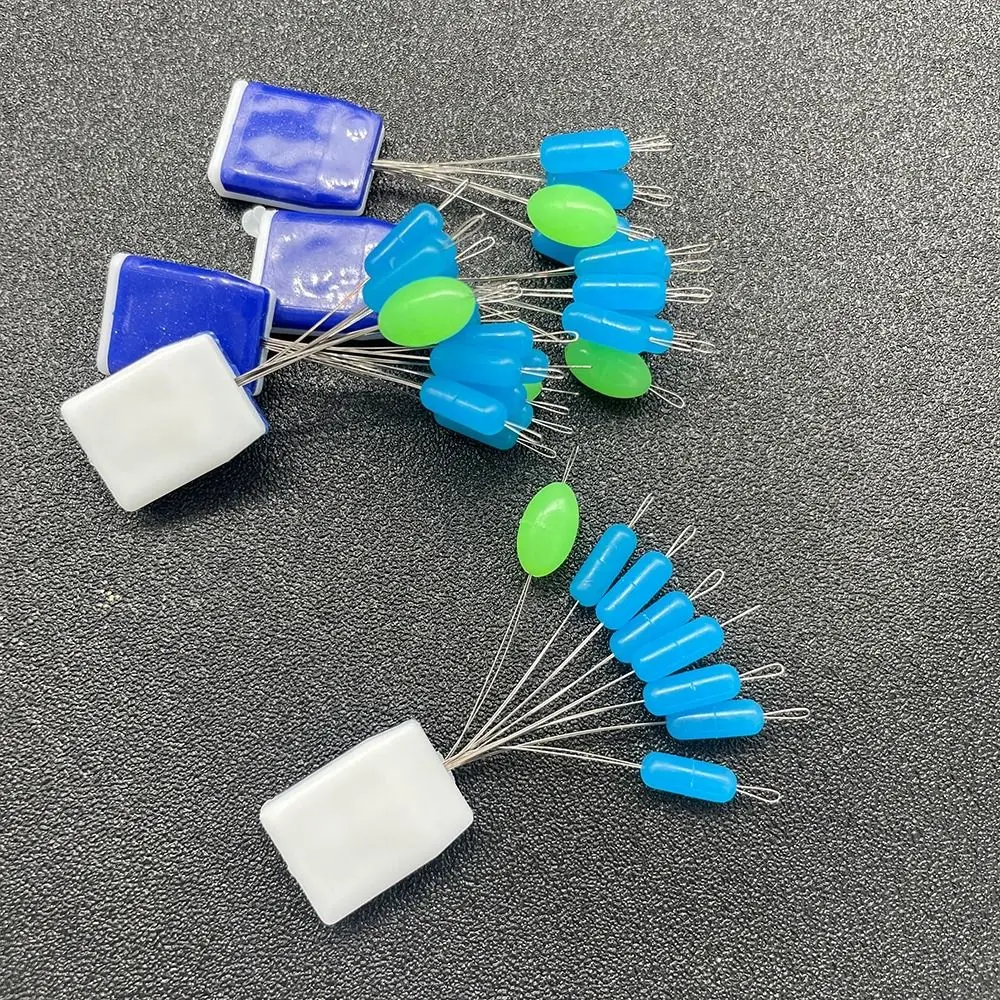 Tapón de silicona para sedal de pesca, flotador profesional antihebra, 10 grupos - imagen 2