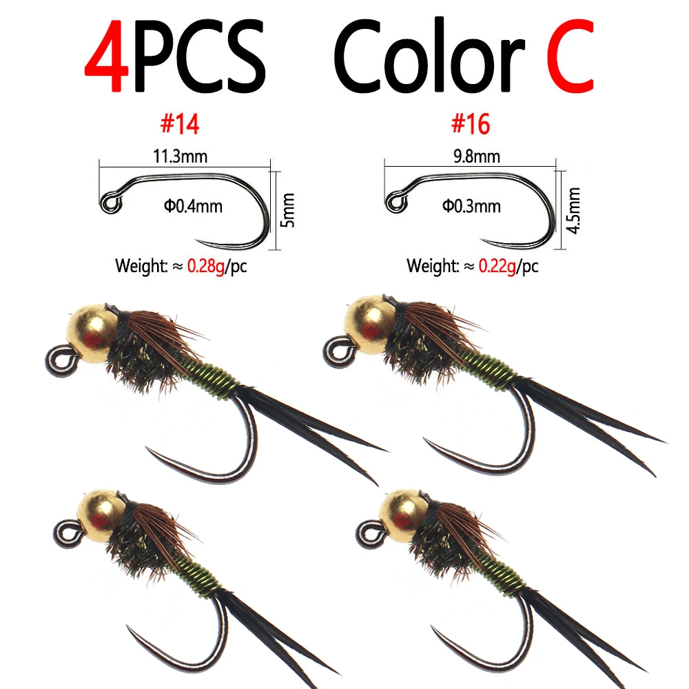 4pcs Color C