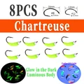 8pcs Chartreuse