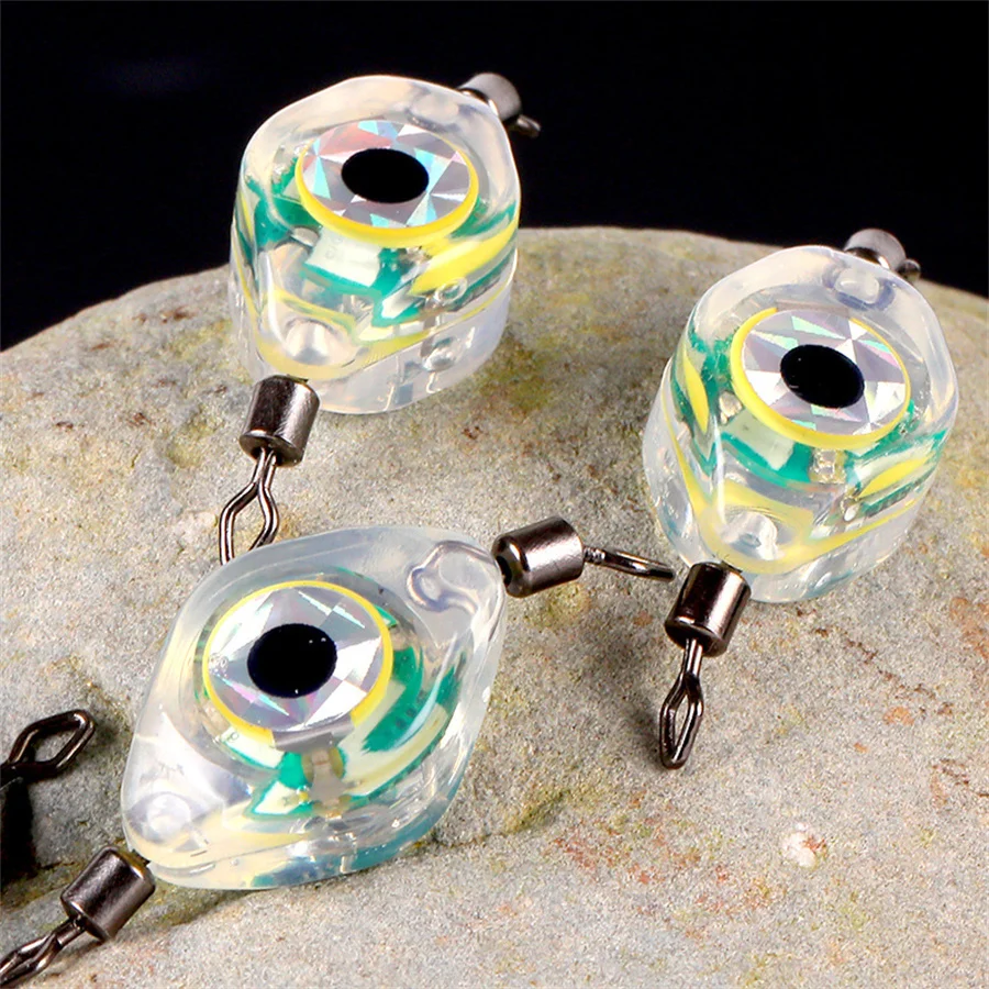 Paquete de 10 luces LED giratorias dobles para atraer peces disponibles en varios colores - imagen 3