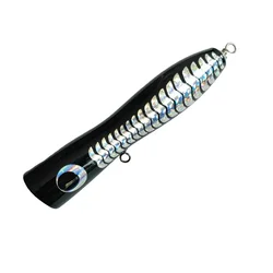 Señuelo de pesca de agua salada, 20cm, 100g, gran juego, hecho a mano, de madera, Topwater GT, Woodend Popper