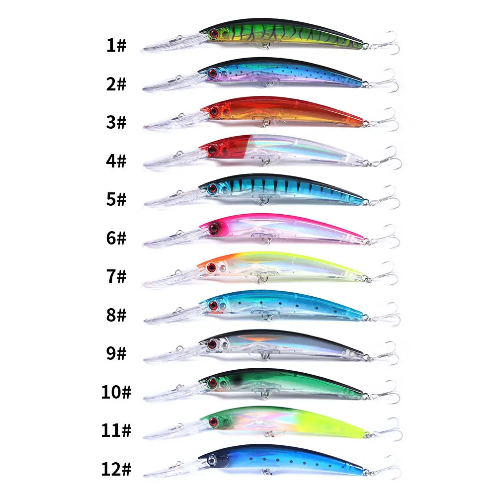 Señuelo Minnow láser 17cm – Crankbait para lucio, trucha y lubina - imagen 3