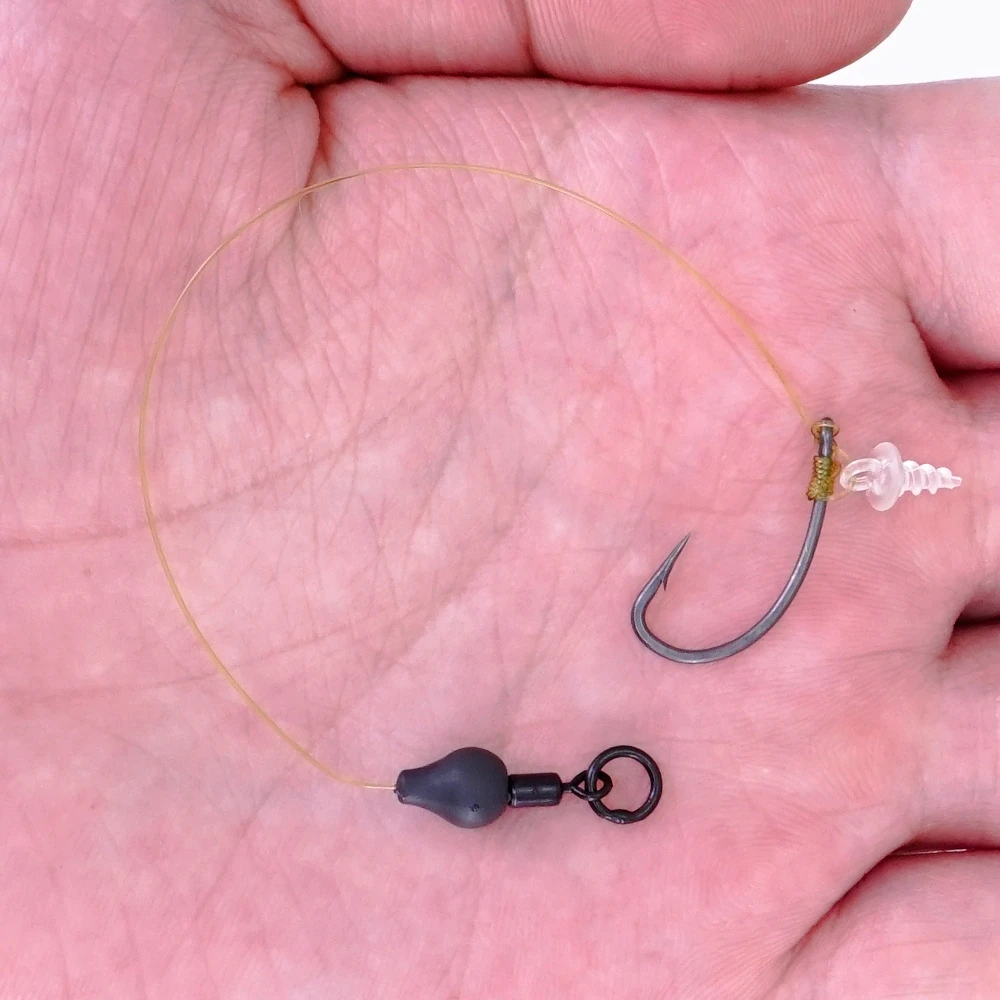 Hirisi-accesorios de pesca de carpa, gancho de cuentas giratorias de 0,42g, aparejo de extremo, cambio de plomo para aparejos de pelo AG211 - imagen 3