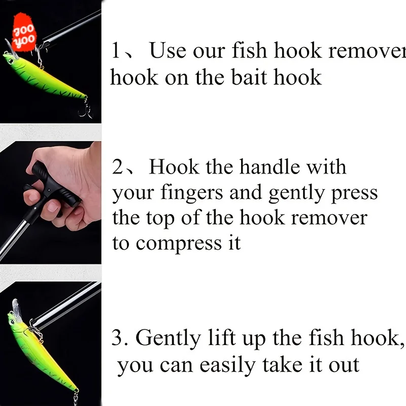 Removedor de anzuelos en forma de T, separador de anzuelos de pescado, extracción sin esfuerzo, 1 unidad - imagen 5